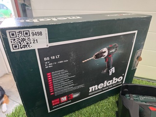 Schroefboormachine Metabo, BS 18 LT, groen